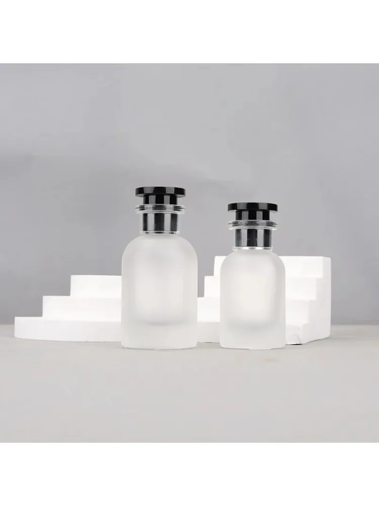 Bouteilles de pulvérisation givrées de 30ml 50ml, conteneurs vides, bouteille de parfum en verre Portable de voyage, atomiseur élégant, pulvérisateur Ultra brume, 1 pièces