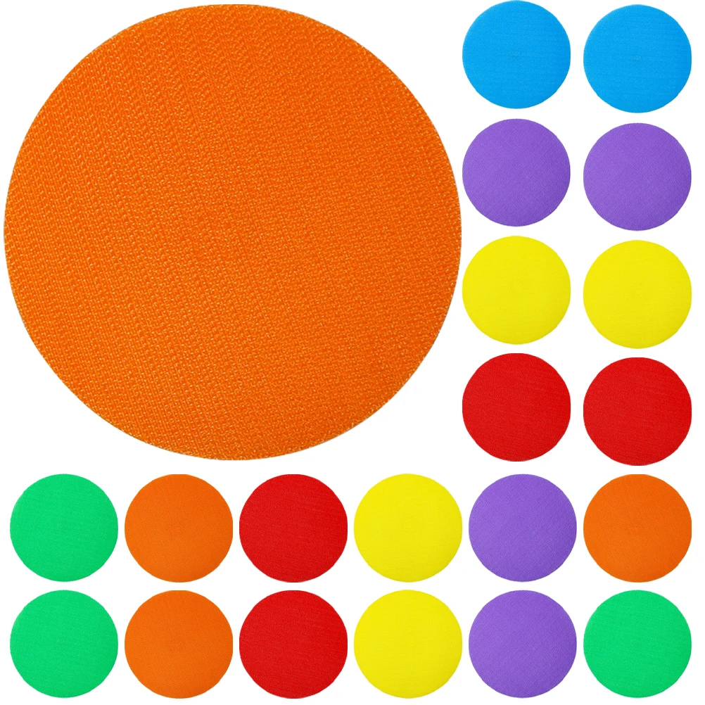 

24 Pcs Carpet Dots Round Floor Stickers Classroom Markers Early Education Intellectual Development Bright Colors Long Lasting