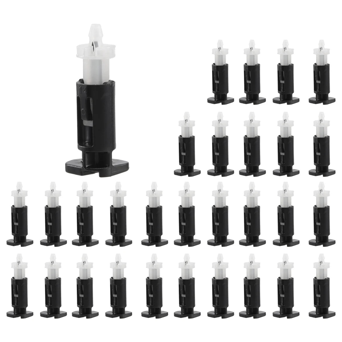 พลาสติกสีดํา สีขาว ขายึดสําหรับระบายความร้อน Intel CPU 30 ชิ้น