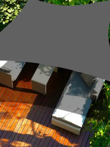 2x3/3x4/4x5/5x6M Sun Shade Sail Waterproof Outdoor Square Rectangle Garden Patio UV Block Party Canopy Pool Camp Awning Shelter