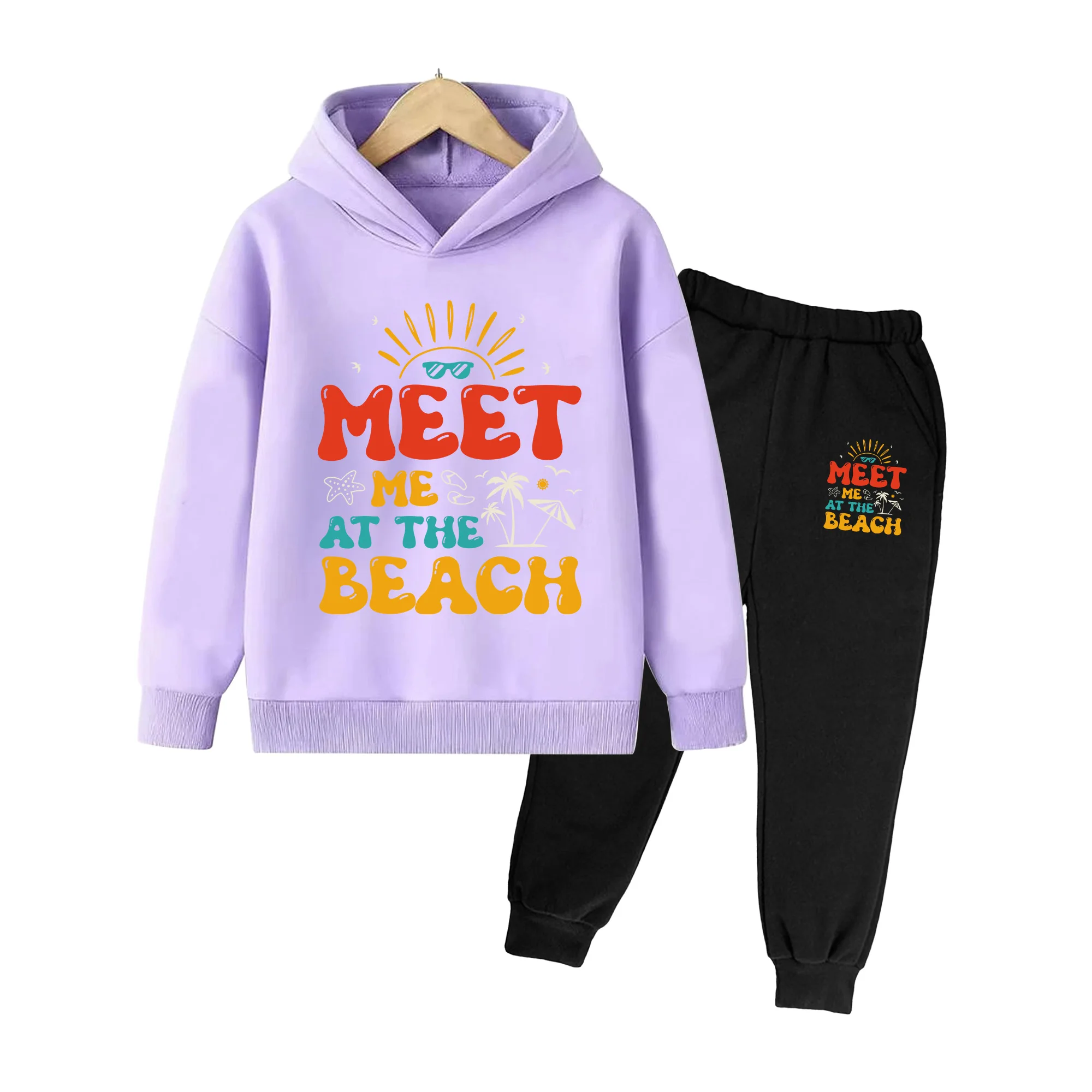 Kids Boys Girls Hoodie and Pants Set, 