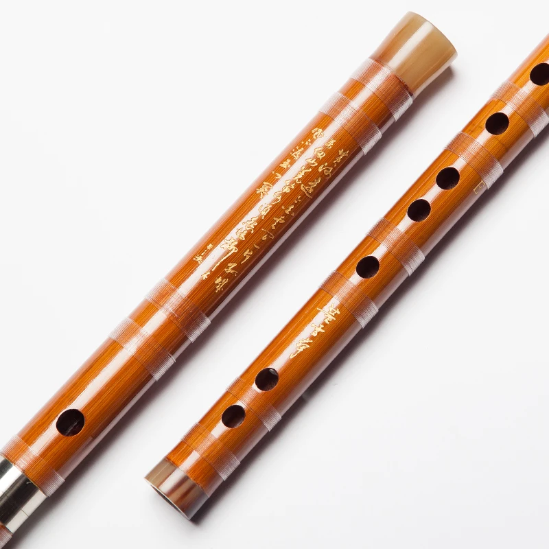 

Dong Xuehua 8885 hand-signed flute set of bamboo flute (CDEFG) bitter bamboo flute professional flute instrument