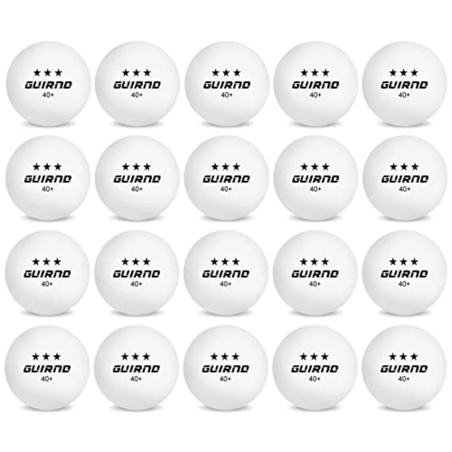 

20 Pack Ping Pong Balls, 3 Star Table Tennis Balls, 40+ Pong Ball Competition and Recreational Play, Abs Ping Pong Ball, Games,