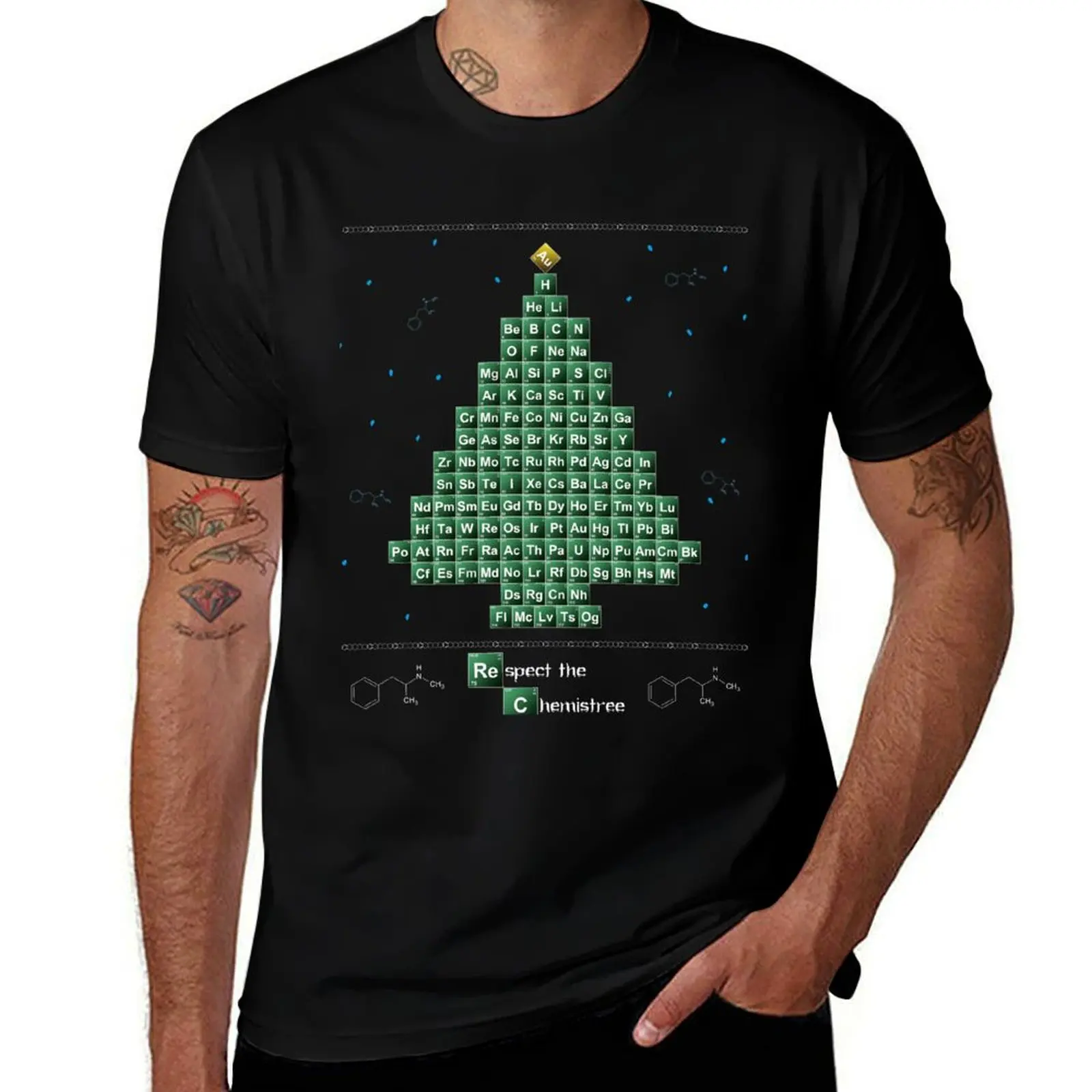 

Breaking Bad Chemistree Ugly Christmas Sweater T-Shirt cotton man t-shirts anime vintage clothes heavyweight t shirts for men