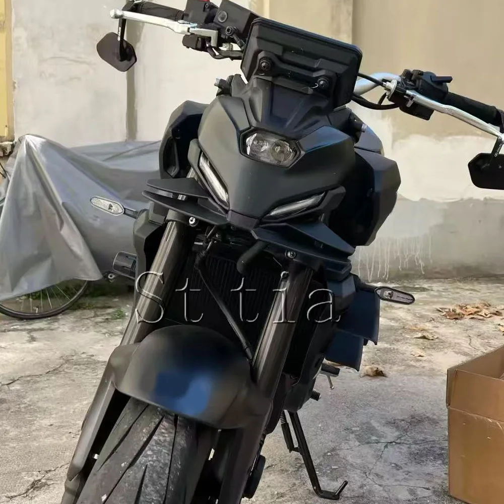Motorcycle Alerones Sport Downforce Laterales Naked Side Spoilers Aerodynamic Wing Deflector For YAMAHA MT-07 MT07 MT 07 2025- - view 4