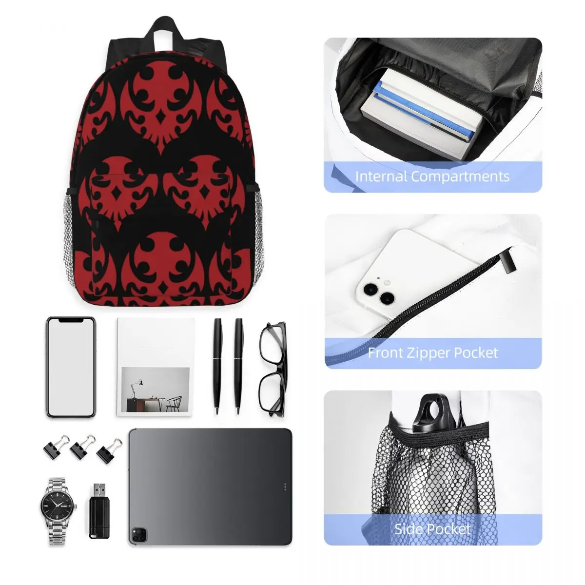 Neo The World Ends With You Reaper Rucksack, heißer Verkauf, Tagesrucksack, große Kapazität, Büchertasche, Umhängetaschen für Männer und Frauen, Schultasche