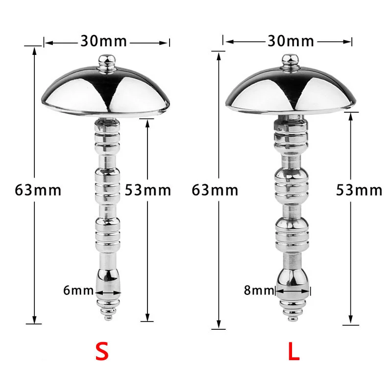 Stainless Steel Electric Shock Urethral Plug 6/8MM Urethral Sound Stimulator BDSM Adult Estim Penis Plugs Erotic Sex Toy for Men