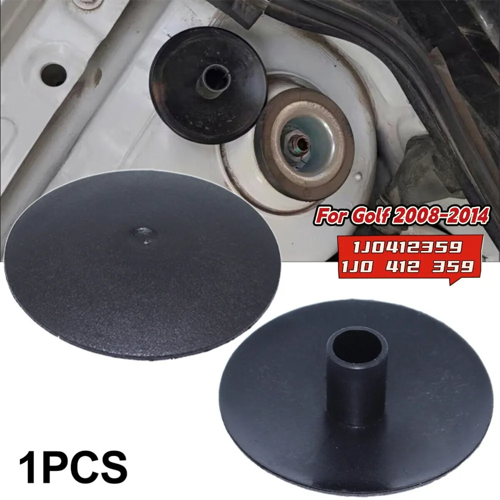1Pc Car Front Suspension Strut Cap Mount Cover For Golf 1J0412359 08-14 Black Plastic Front Suspension Strut Cap Engine Parts