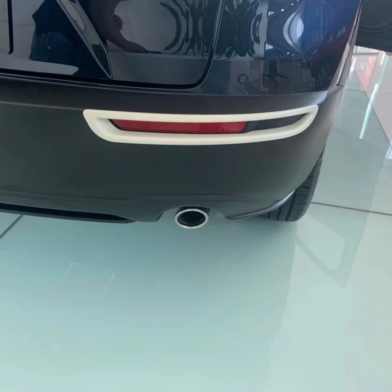ABS Front Rear Fog Light Lamp Cover Trim Rear Bumper Decoration Frame Fit For Mazda CX30 CX-30 2020 - 2024 Car Accessories