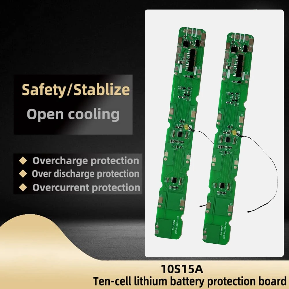 

T19C 2PCS 10S 36V 15A BMS Lithium Battery Protection Board Different Port 18650 Battery Pack for Electric Scooter
