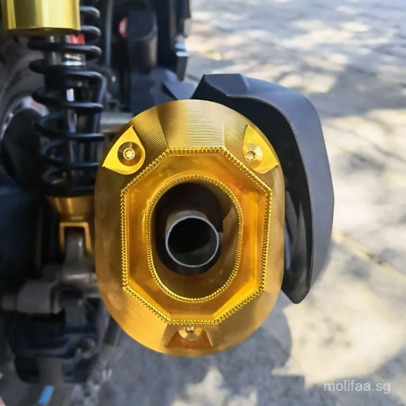Motorcycle CNC Aluminum Tail Exhaust Pipe Rear Cover For Honda PCX 160 125 2021 - 2025 Decorative Protective Cover Accessories