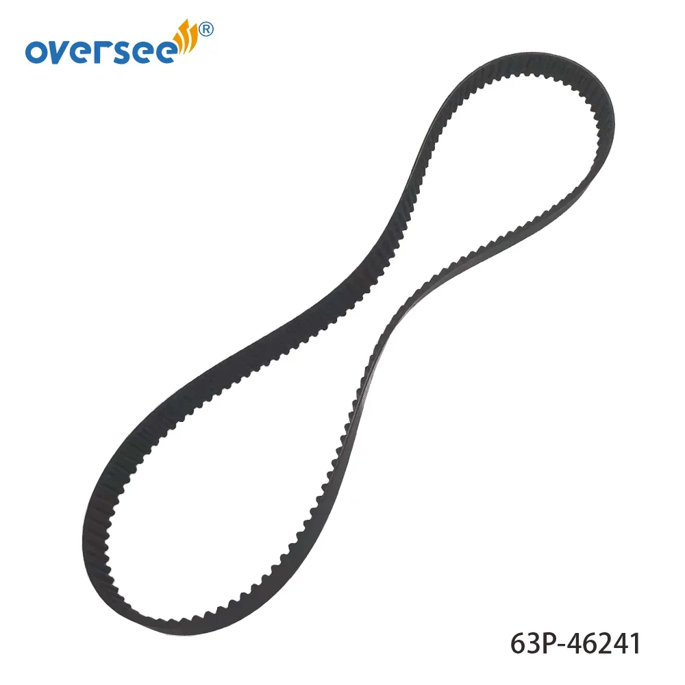 Oversee 63P-46241 Timing Belt For YAMAHA Outboard Motor 4T  F150 150A  ;63P-46241-00