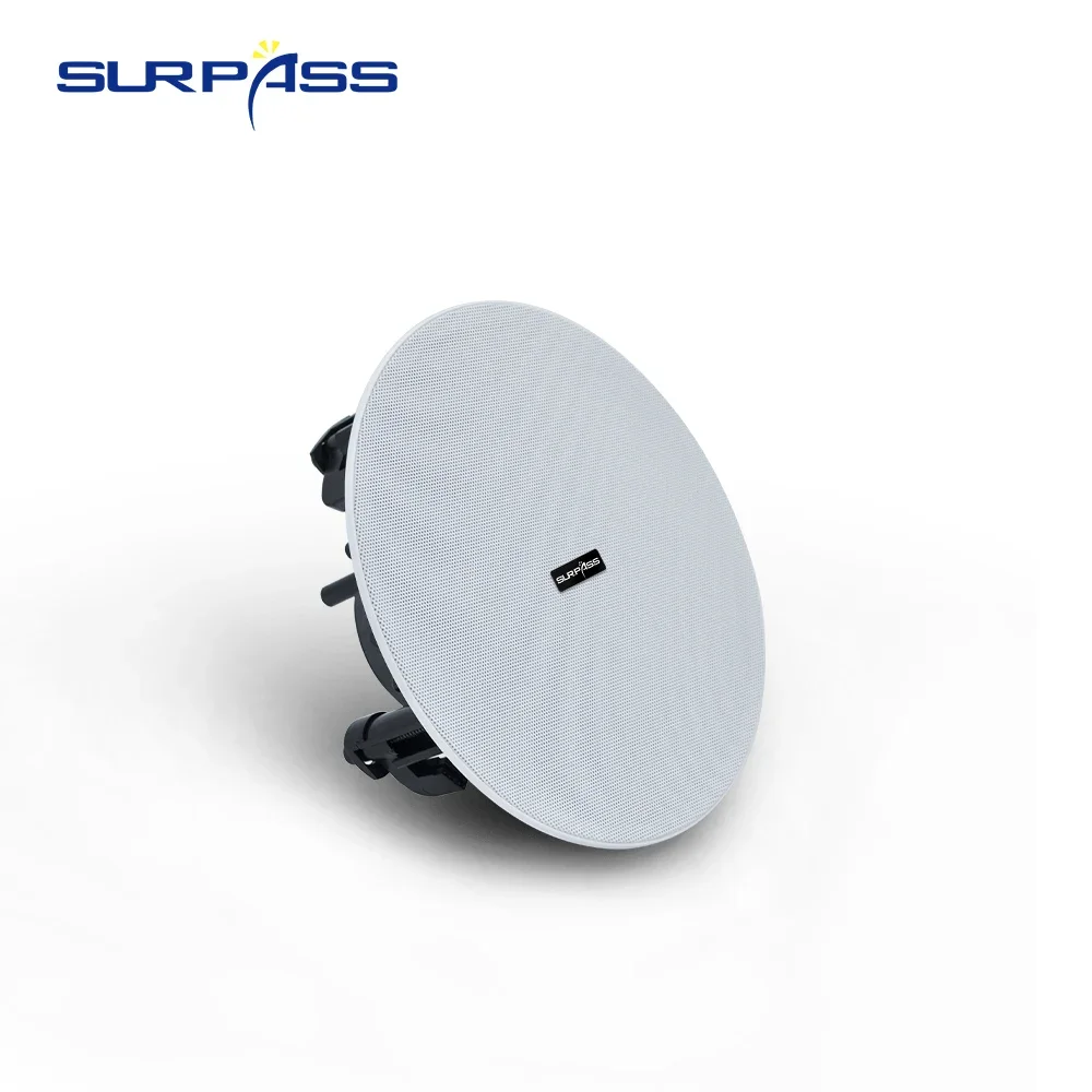 

5.25inch 30W Coaxial Ceiling Speaker Audio Sound System Recessed PA Roof Music Loudspeaker for Supermarket Hotel Theater Office