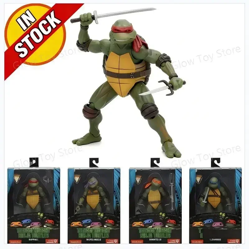

NEW-HOT Teenage Mutant Ninja Turtles Action Figure Tmnt Edition Movable Movies Model Turtle Ninja Anime Collect Toy Doll Gifts