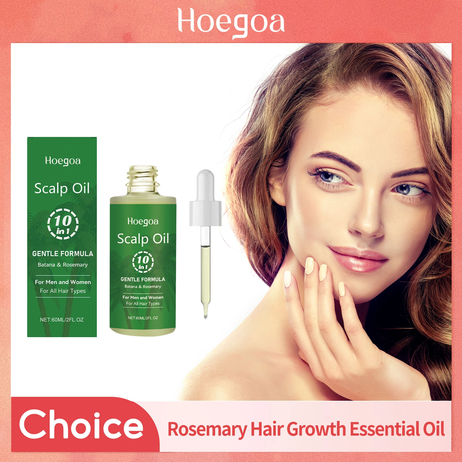 

Batana Oil With Rosemary For Hair Growth Nourish Scalp Repair Frizzy Damaged Hair Reduce Loss Smoothing Dense Hair Essential Oil