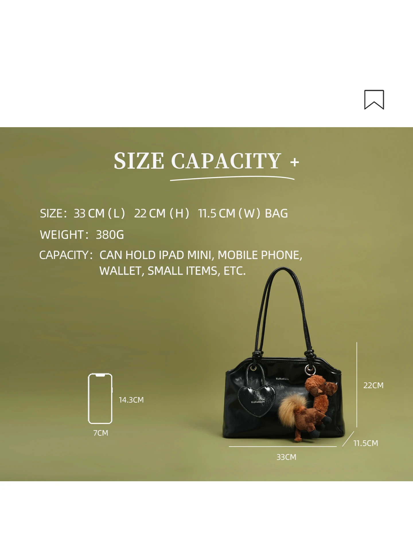 High Quality Fashionable Shoulder Bag Retro Autumn Winter New Style Versatile Bag Simple Elegant Design Temperament Underarm Bag