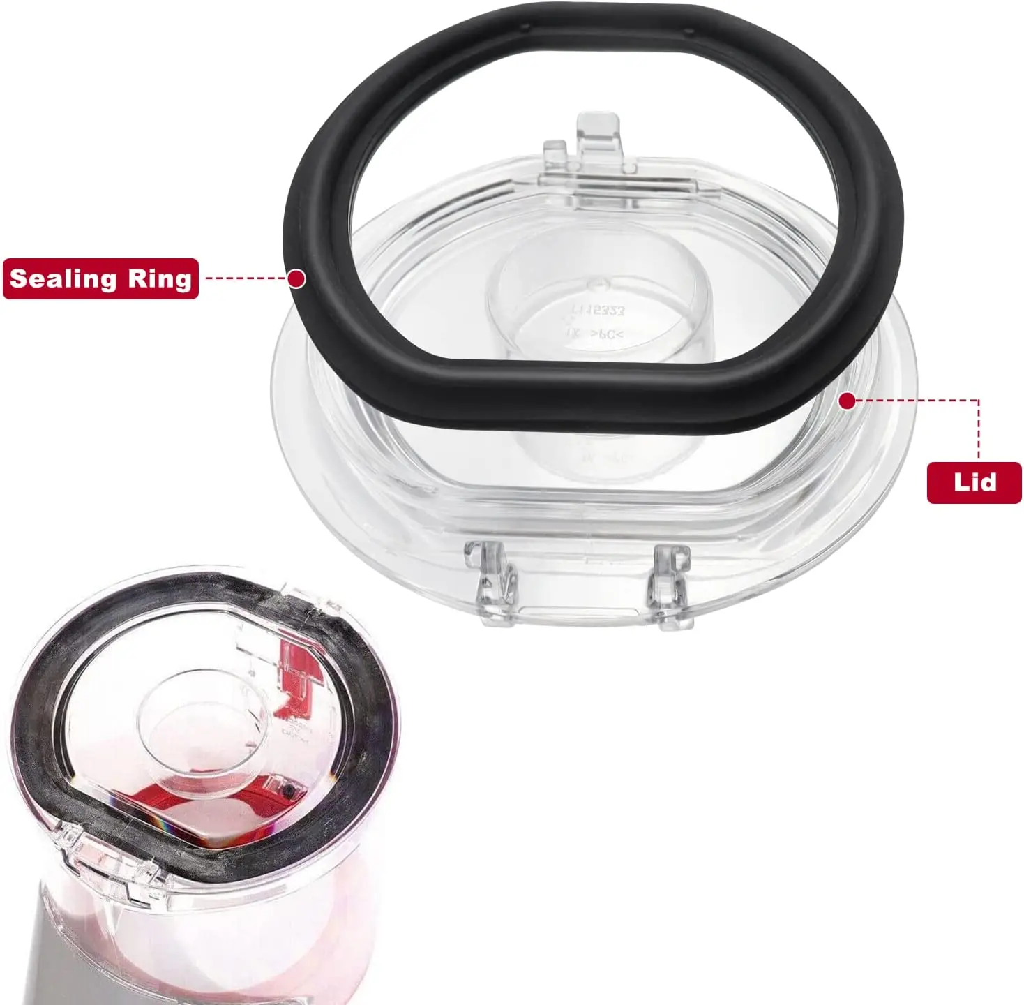 Пылесборник для Dyson V7 V8 SV10 SV11, беспроводной контейнер для пыли, основная крышка, коробка для сбора пыли, запасные части, аксессуары