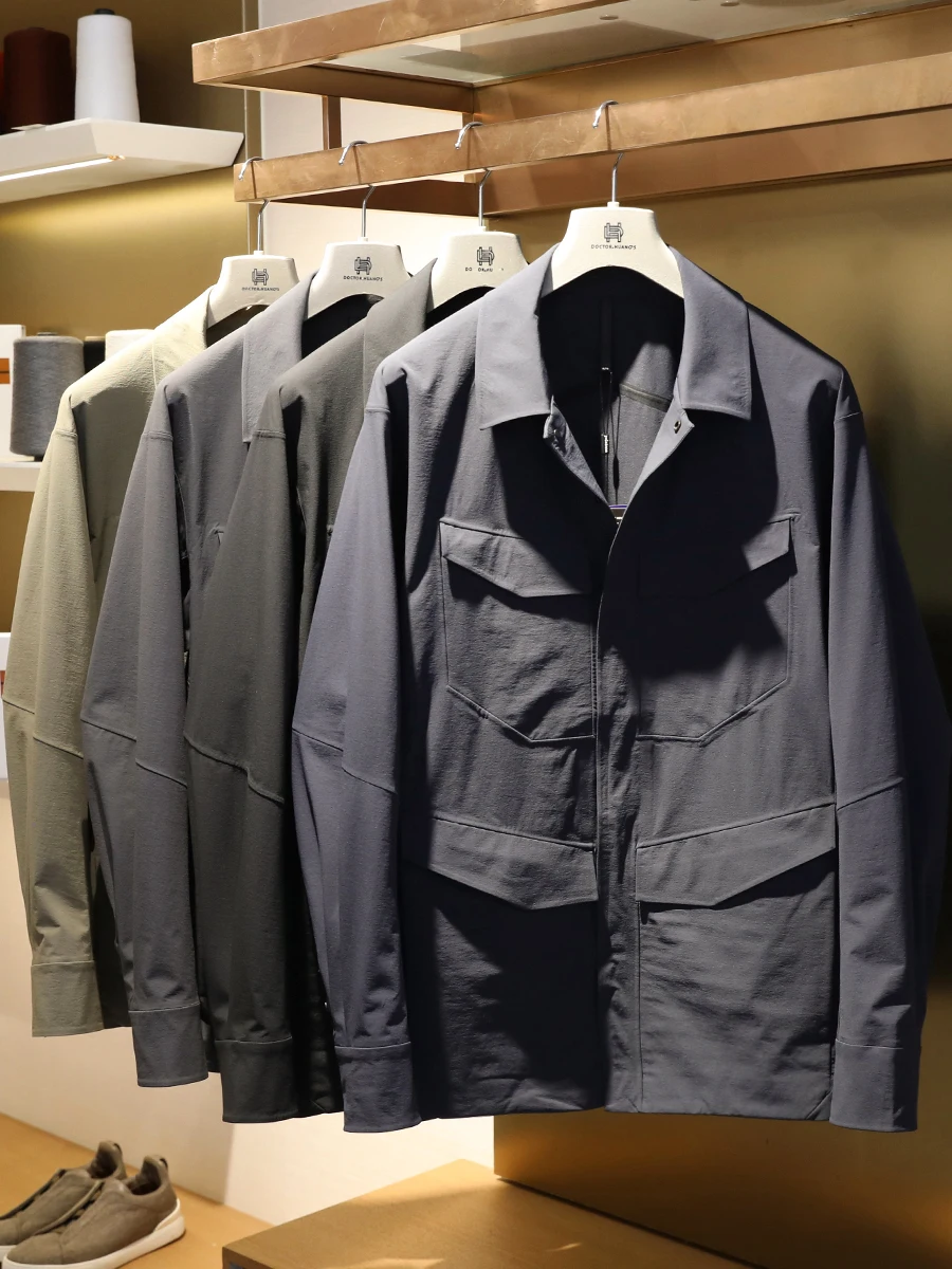 

Casual Outdoor Functional Wind Full Pressure Lapel Jacket