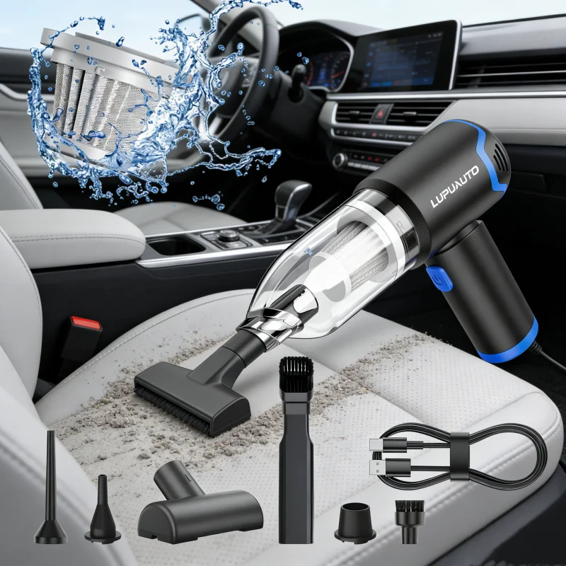 

Portable Wireless Car Vacuum Cleaner 12000PA Wireless Vacuum Cleaner Dual Use for Home and Car High Powerful Vacuum Cleaner