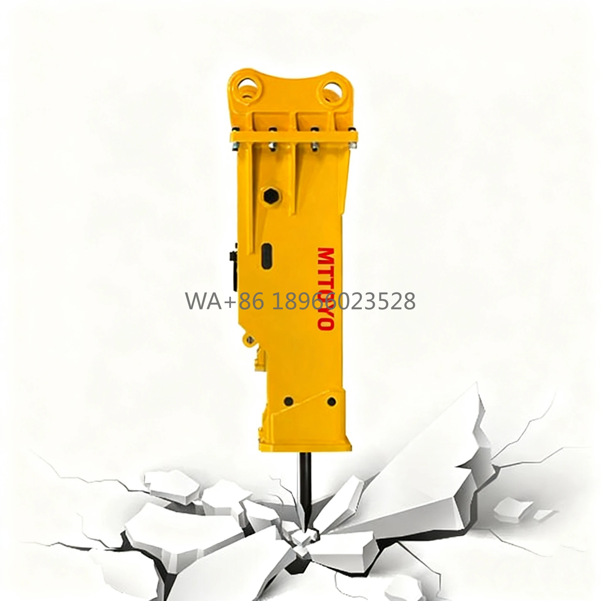 Novo produto Disjuntor Hidráulico Fornecedores da China Escavadeira Acessório de Demolição SB70 Disjuntor Hidráulico