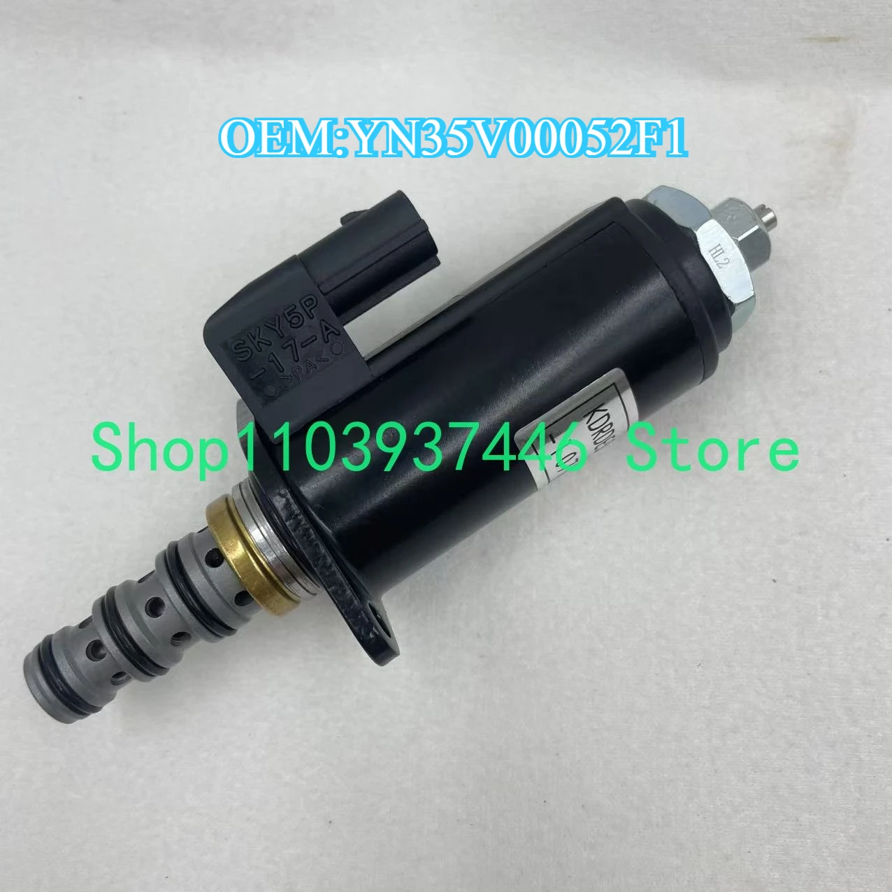 Solenoid Valve YN35V00052F1 KDRDE5K-31/30C50-123 For Kobelco SK200-8 SK350-8  Excavator
