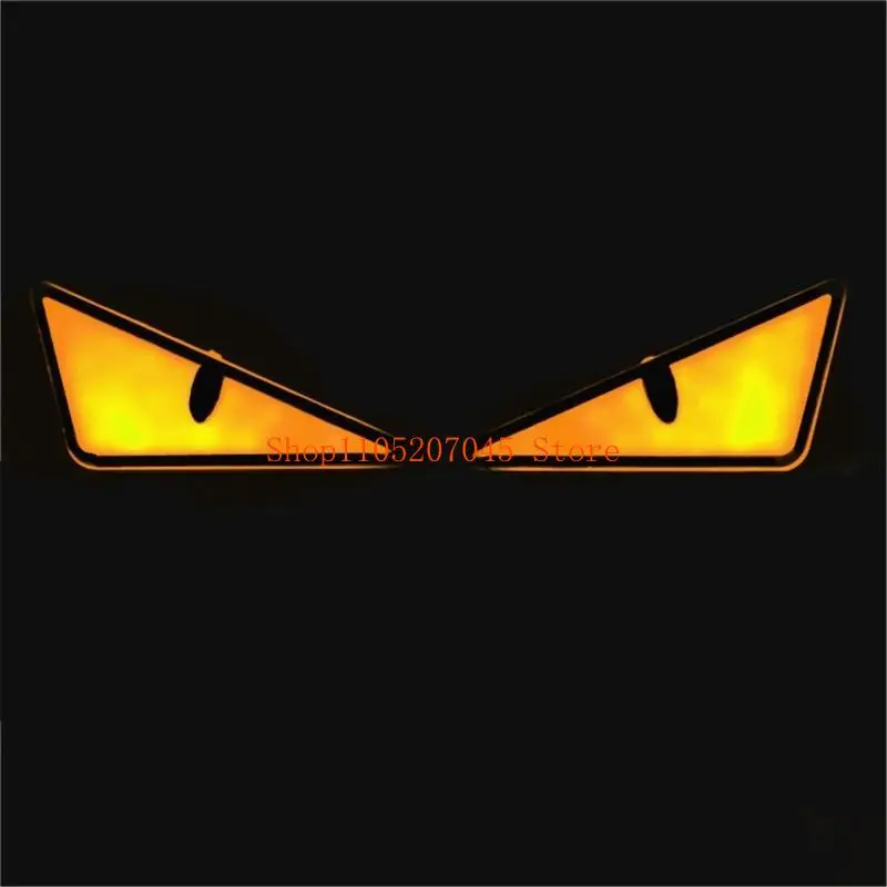 37cd Waterproof Monsters Eye LED Flashing Lights For Motorcycle Decoration And Safety
