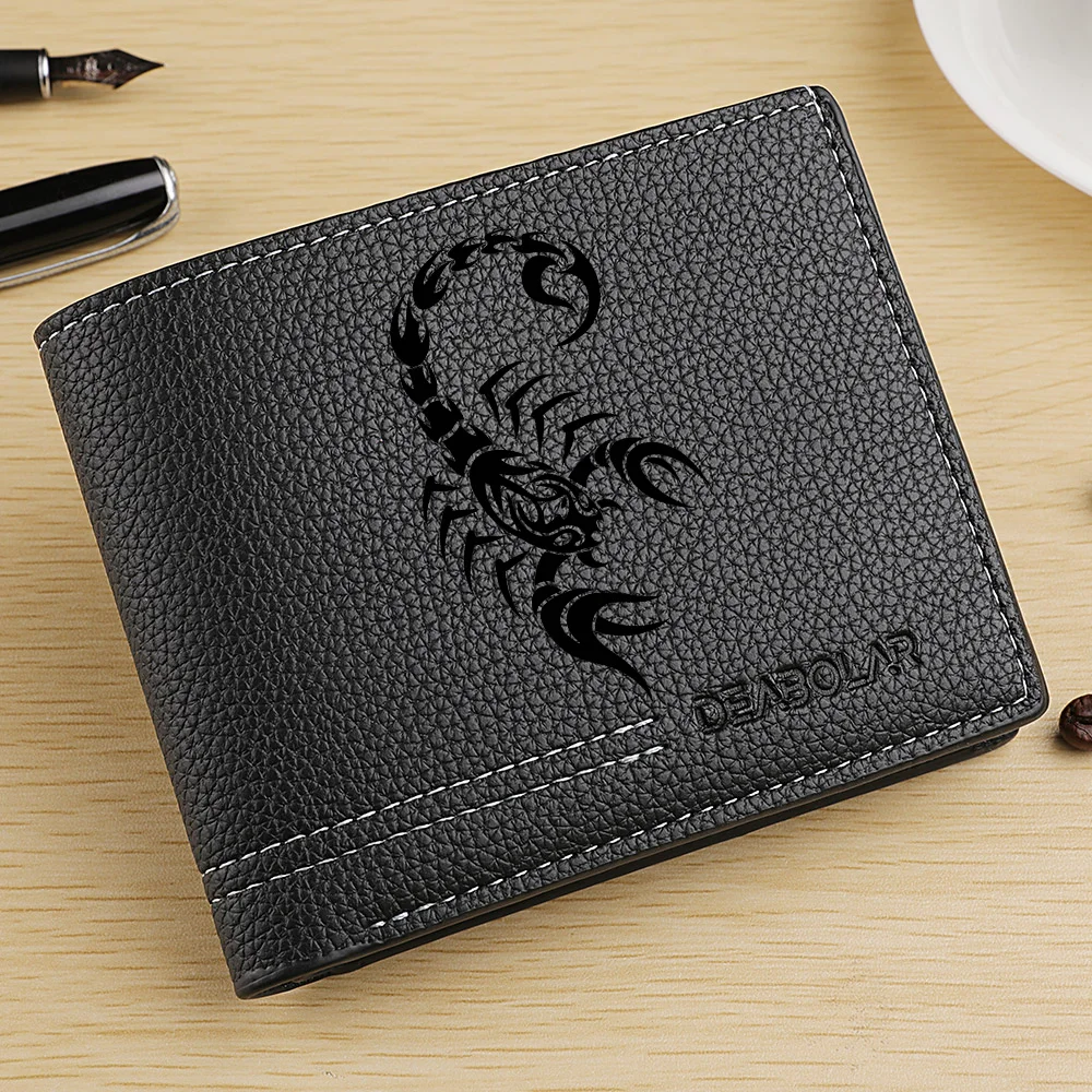 Simple Men's Wallet with Multiple Card Slots, Personalized Design, Ultra-thin Style, Fashionable Men's Wallet
