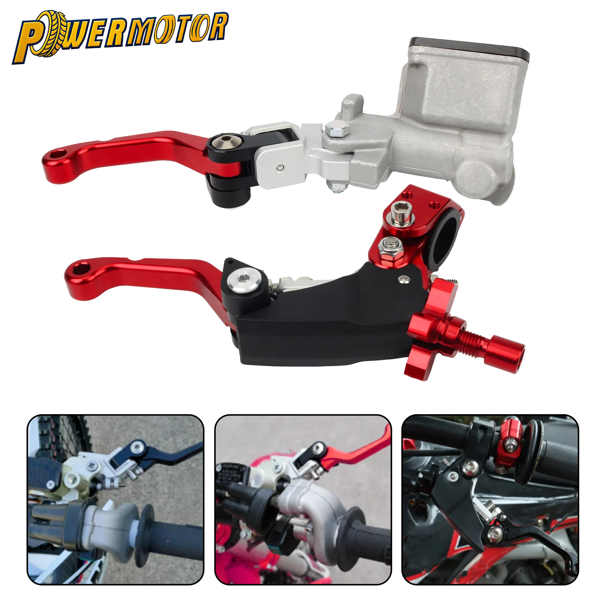 

Motorcycle Left Right Brake Clutch Lever Master Cylinder 22mm Handlebar Universal Accessories For Yamaha Honda KTM Husqvarna