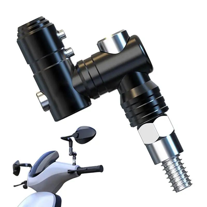 

Motorcycle Mirror Adapter Adjustable Rearview Mirror Mount Powersports Handlebar Accessories For Men Women Family Outdoor