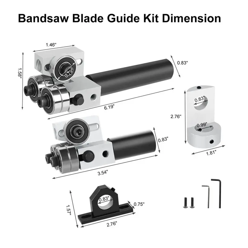 ABZL Bandsaw Guide Kit For Laguna 1412 LT14-3000