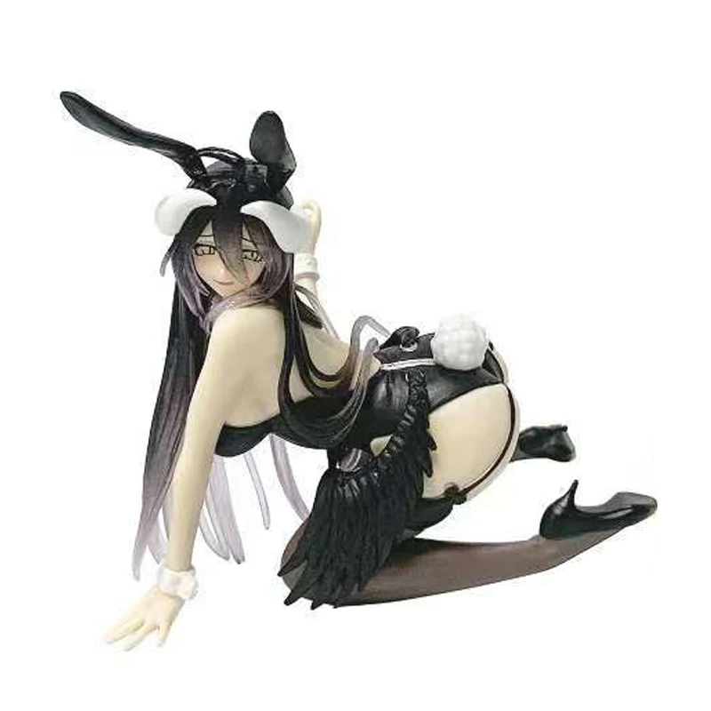 2 قطعة هنتاي الشكل أفرلورد أنيمي الشكل الأرنب فتاة ملابس السباحة ألبيدو عمل الشكل المعكرونة سدادة تمثال جمع نموذج اللعب #2