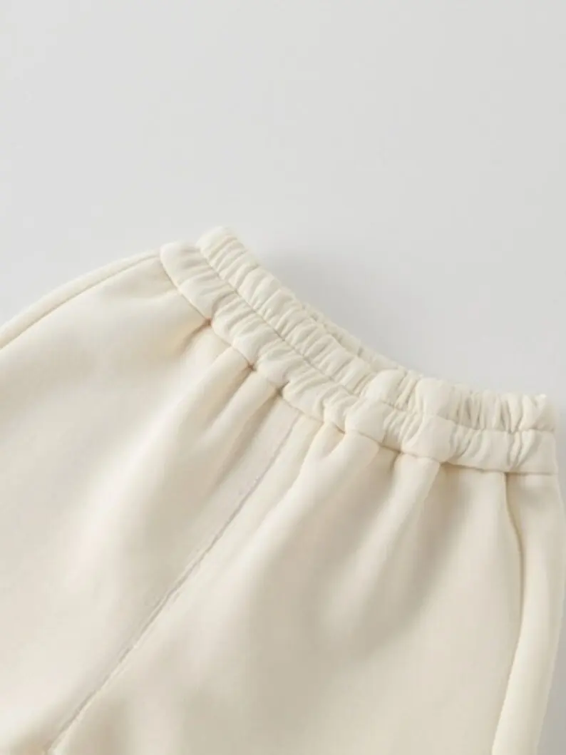 Niedliches Stern-Ornament-Outfit für Babymädchen, Regenbogenfarbenes Sweatshirt mit Farbblock-Ärmeln + lockere Jogginghose, 2-teiliges Set, Freizeitkleidung für Neugeborene und Kleinkinder – Detail 4