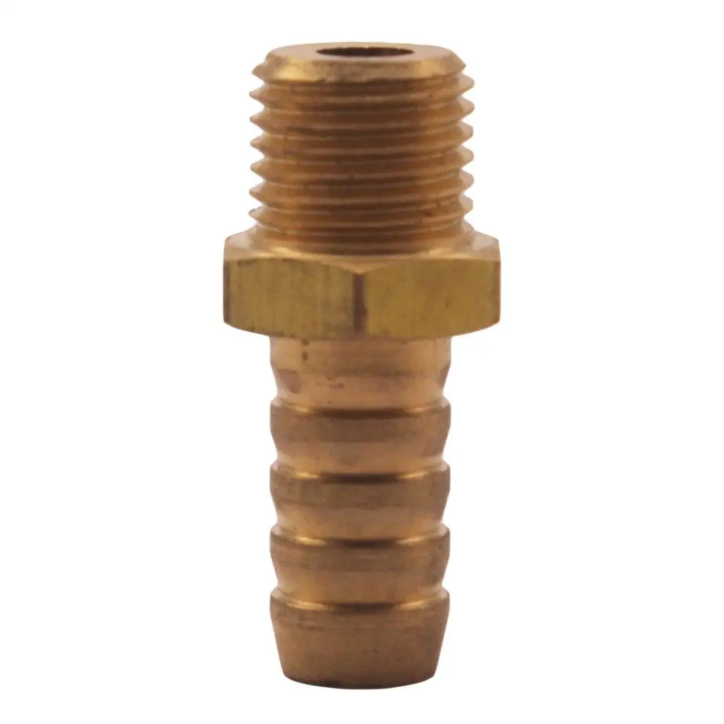 Brass Hose Fitting, Adapter, Metric M14 X 1.5 Male To Bard Hose ID