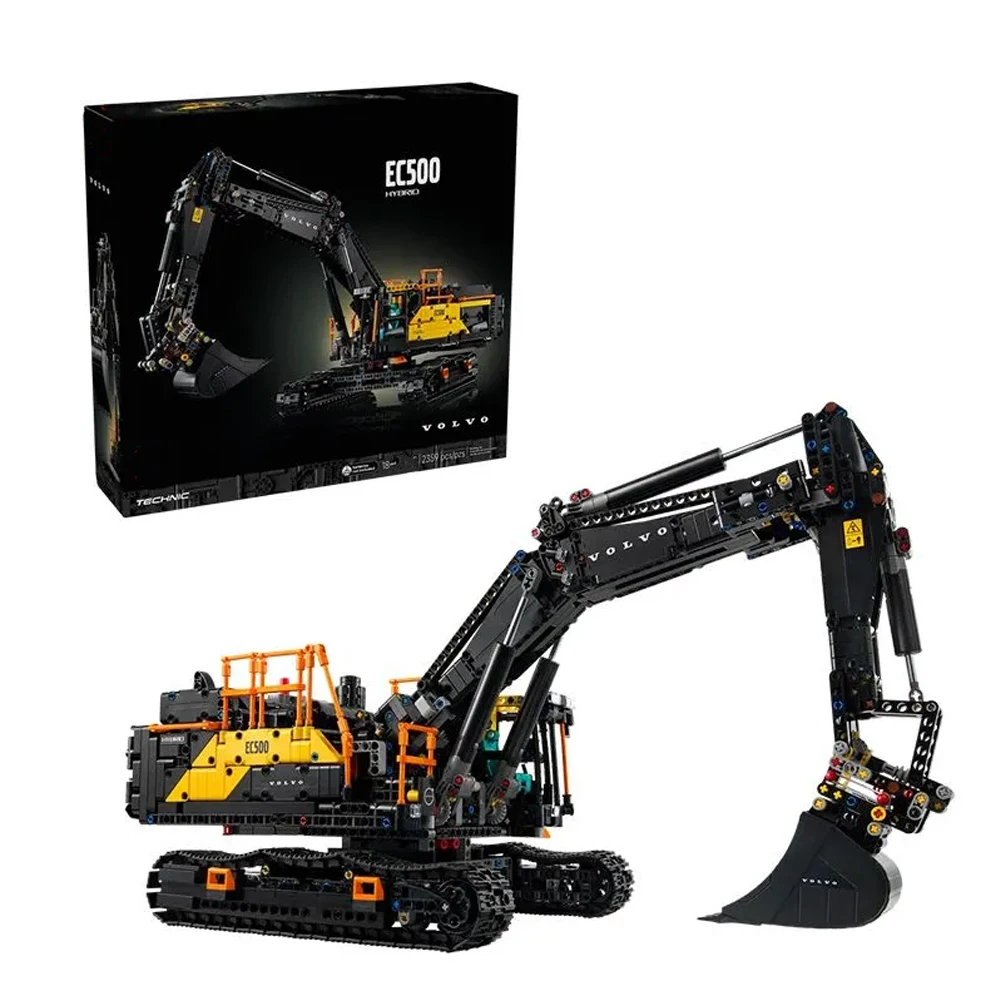 

Popular toys construction machinery excavator model building blocks home furnishings children's education birthday gifts