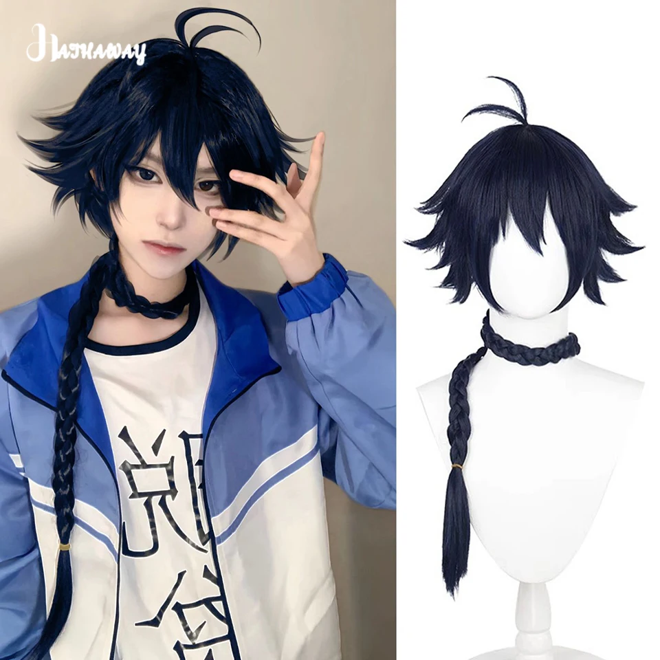 synthetic Wig Fox Demon Little Matchmaker Cosplay Full Head Anti Warping Short Hair Braided Hair Style Holiday Activities To Wig