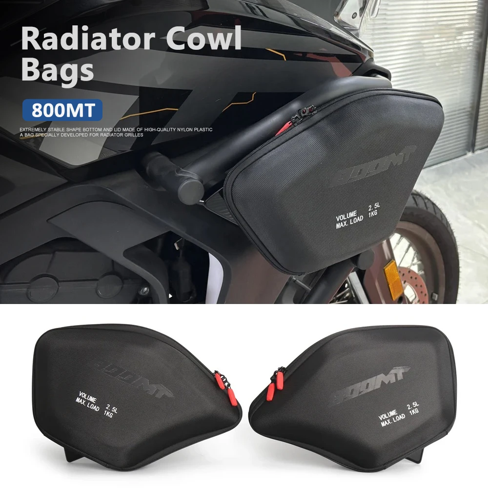 

For CFMOTO 800MT CF 800MT 800 MT MT800 CF800MT New Radiator Cowl Bags Side Fairing Tool Bag Waterproof Bag 2025 2024 2023 2022
