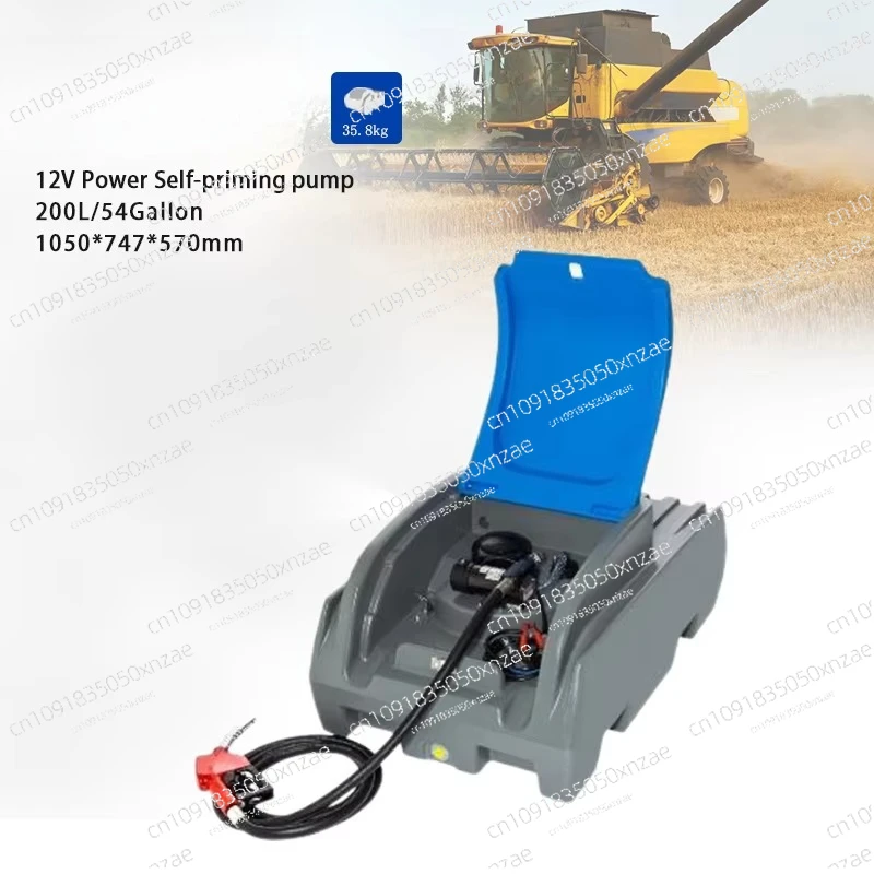 

200L Diesel Transfer Tank with 12V Diesel Pump For Mobile refueling Jerry Can Fuel Storage Tank