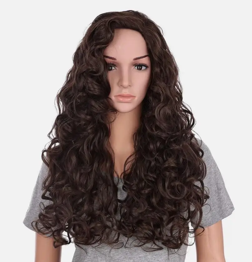 Long Hair Curly Full Head Halloween Wigs Cosplay Costume Party Halloween