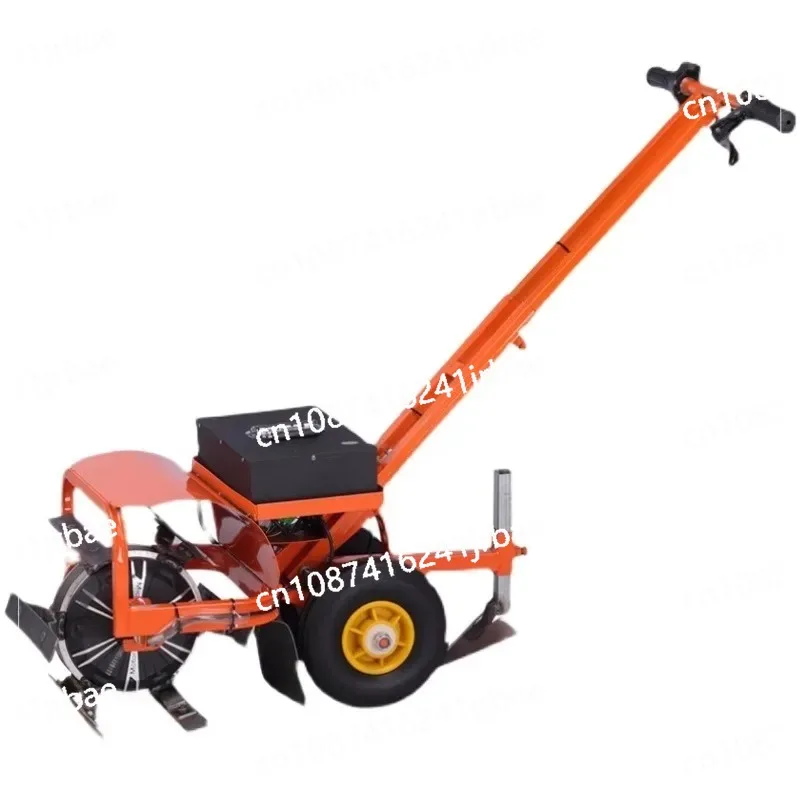 Household All-in-one Machine Small Agricultural Hoeing and Micro-tiller  Electric Weeder with Trenching Loosening Soil Plowing