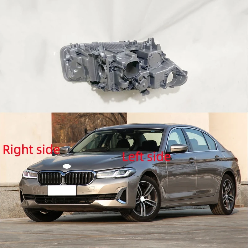 

For BMW 5 SERIES G30 2021 2022 2023 Headlamp Base Headlight Rear Shell Replace Headlight House Black rear shell