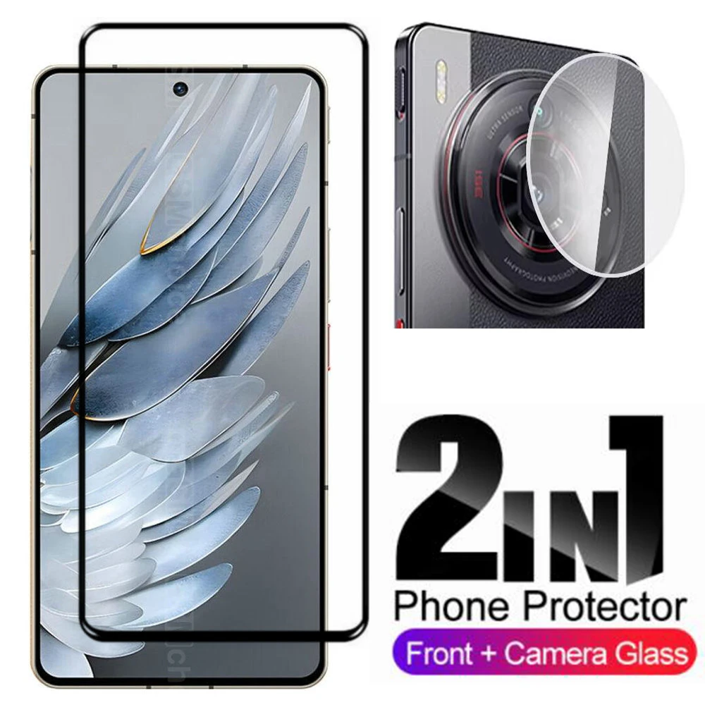 3d 9H Gehard Glas Voor Zte Nubia Z 50S Pro 6.78 "Screen Protector Met Hd Lens Protector Op Voor Zte Nubia Z 50S Pro Nx713j