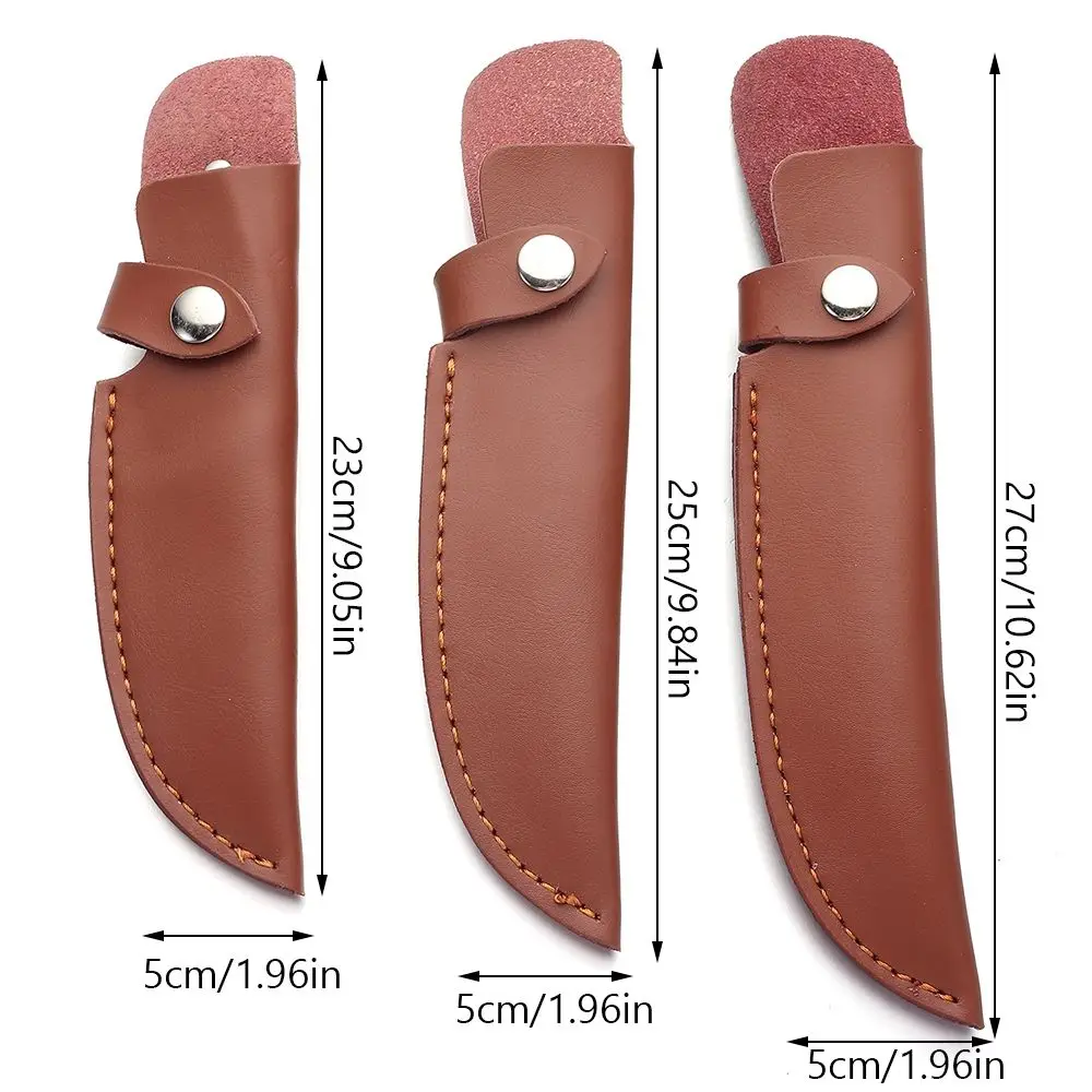 Outdoor Equipment Pocket Hunt Leather Sheath Holder Belt Loop Case Flashlight Case Fold Knife Tool Camp Outdoor Carry view 5
