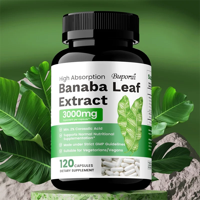 مستخلص أوراق الموز 3000 مجم - يعزز امتصاص المغذيات، ويحكم في مستويات السكر في الدم، والتمثيل الغذائي، ويدعم الصحة العامة #1