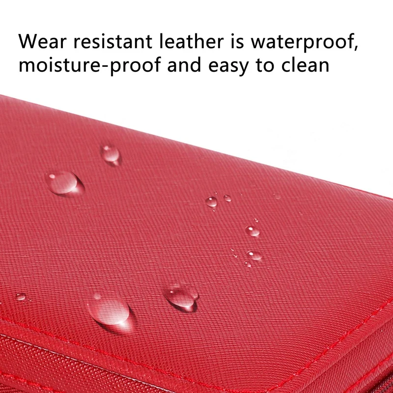 ที่เก็บของจัดระเบียบกล่องเก็บเครื่องประดับสไตล์เกาหลีกล่องแหวนทำจากหนังขนาดใหญ่ทำจากกระจกอเนกประสงค์สำหรับเครื่องประดับ