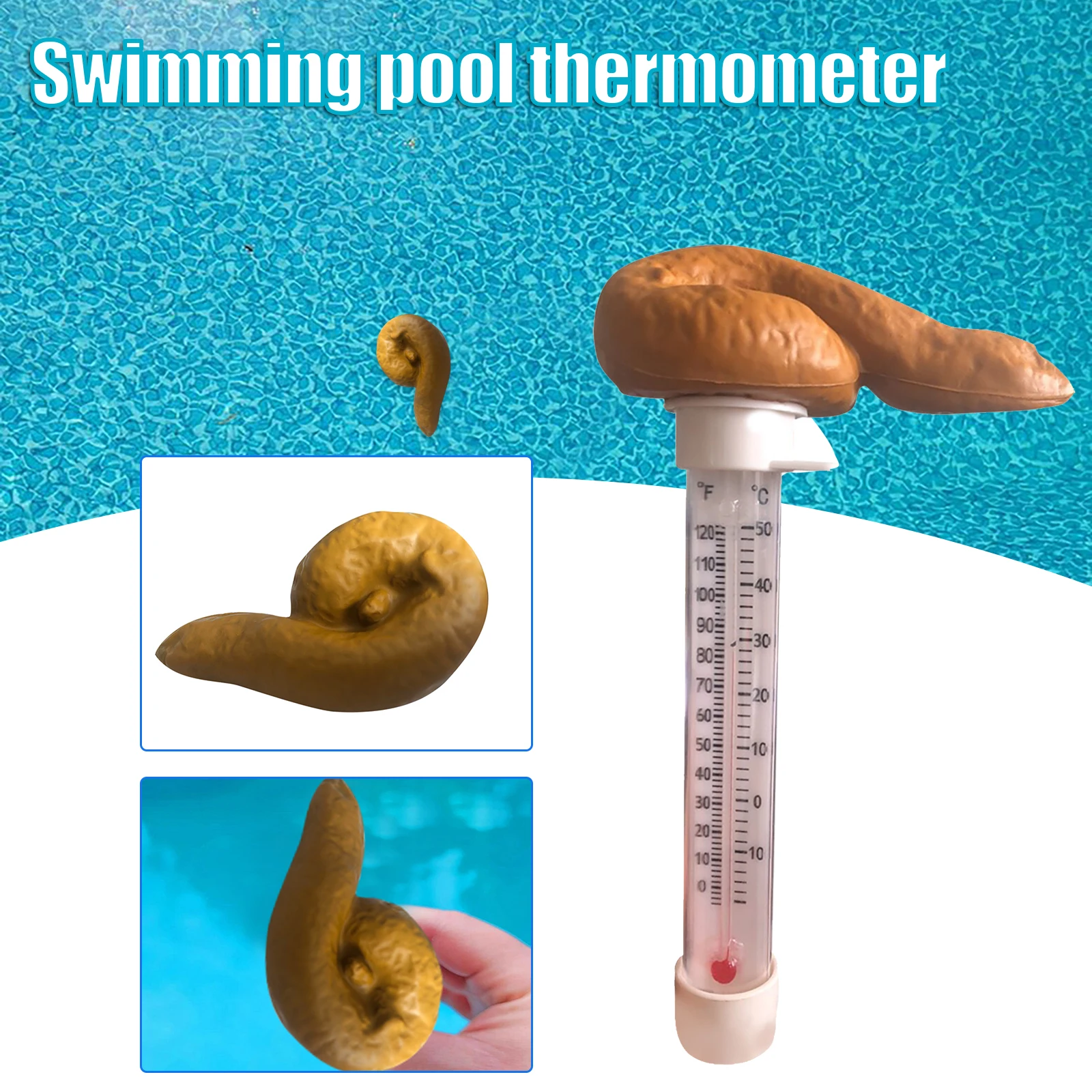 Floating Pool Thermometer Prank Temperature Gauge Floating Pool Thermometer For Aquariums And Fish Ponds