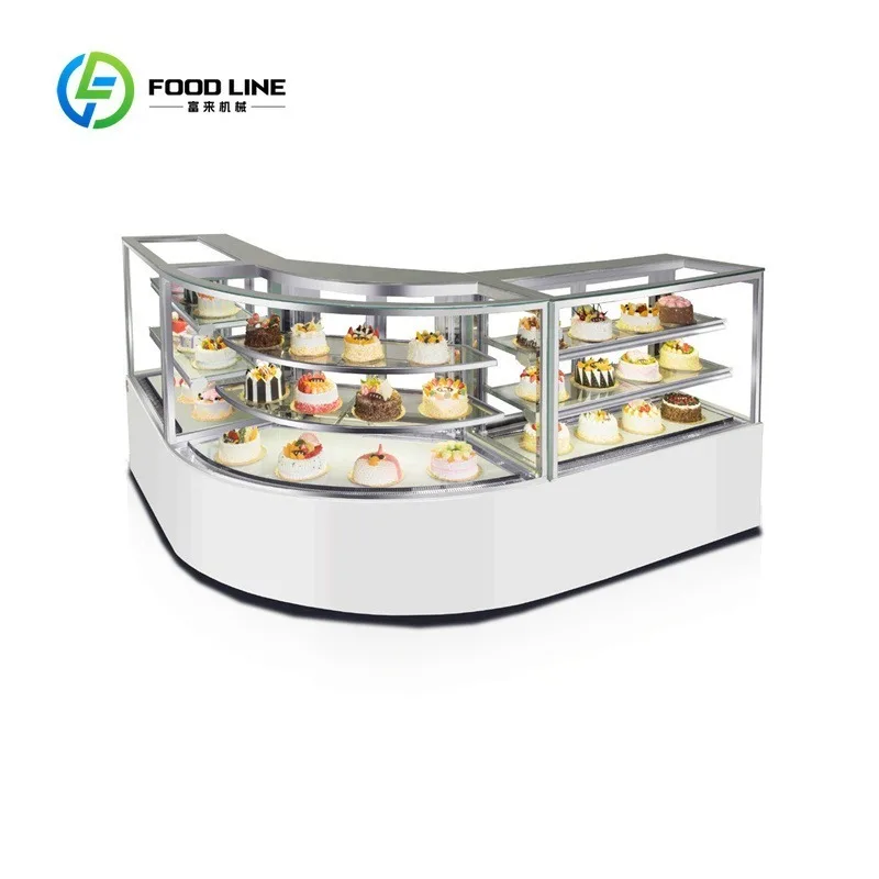 Customized Humidity Control Cake Display Cooler Mousse Fresh-Keeping Equipment For Pastry Shop Bakery Boutique Catering Use