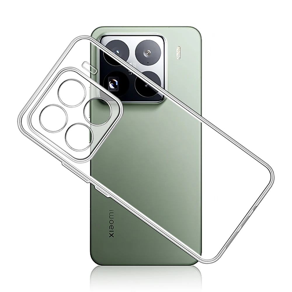 

Кристально чистый силиконовый мягкий чехол для Xiaomi 15T 15 15S Pro, ультратонкий прозрачный корпус Xiaomi15T, противоударный чехол 15Tpro