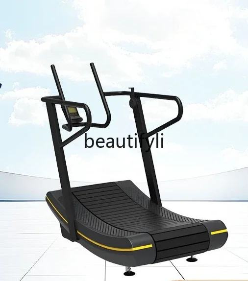 

x Commercial unpowered treadmill Curved treadmill for gym training