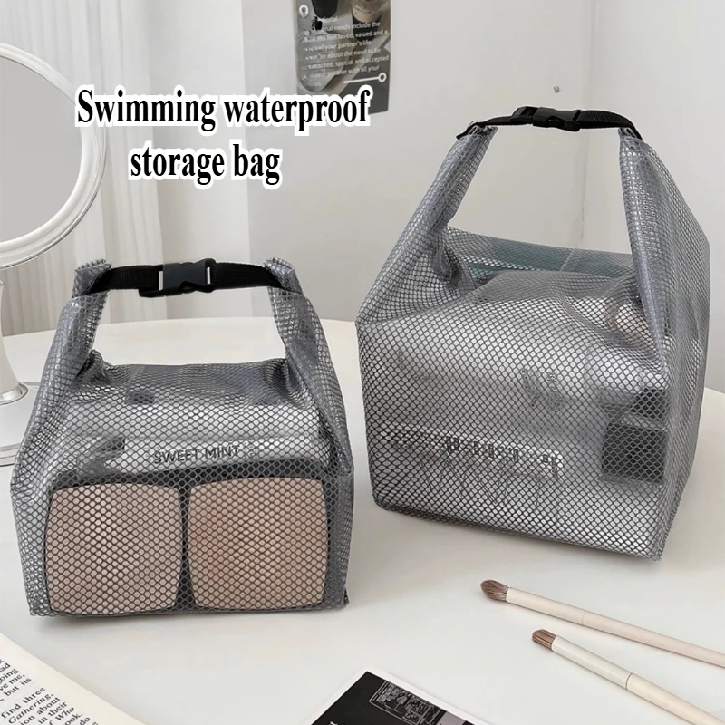 INS Swimming Waterproof Cosmetics Bag Large Capacity Travel Outdoor Fitness Dry and Wet Separation Swimsuit Travel Storage Bag