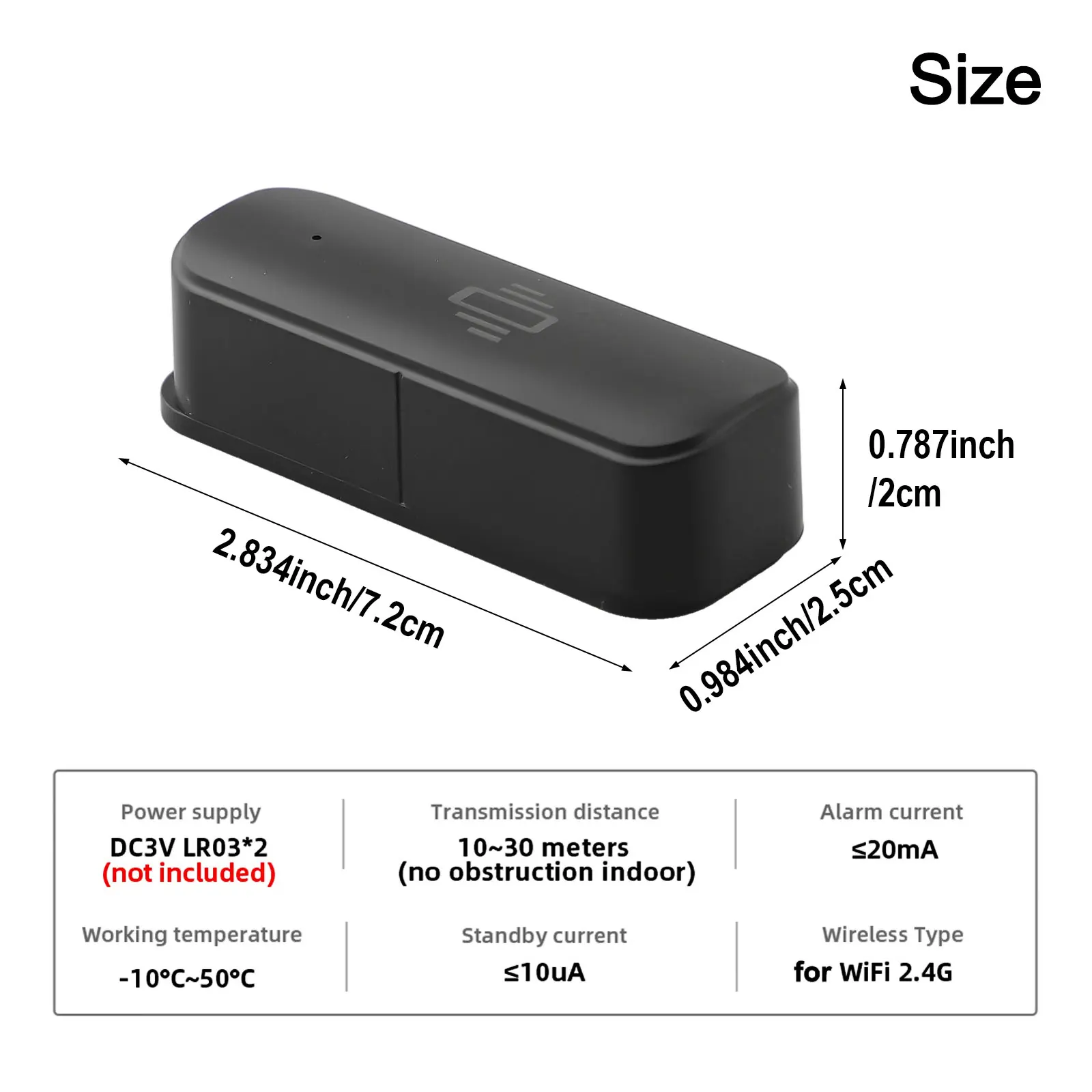 Sensor de vibración para hogar inteligente Tuya, alarma remota, monitoreo en tiempo Real, ajuste de sensibilidad de enlace inteligente, indicador LED